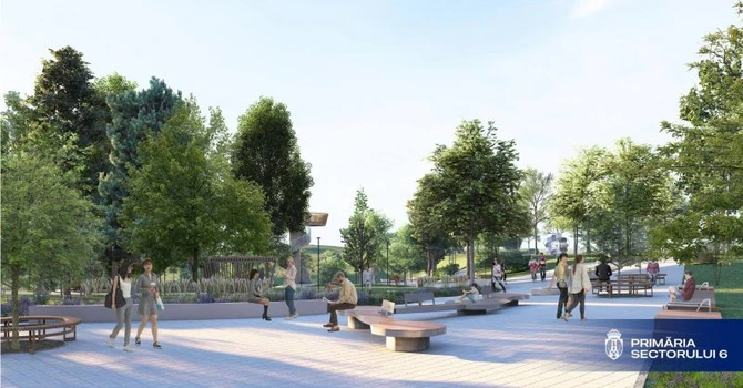 FOTO Cum va arată cel mai nou parc din București
