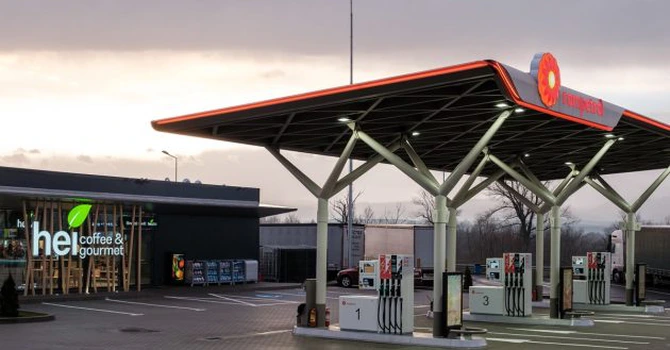 Motorina s-a ieftinit azi în benzinăriile Rompetrol