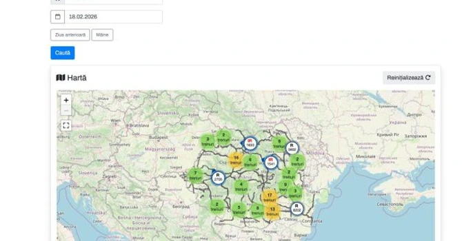 Trenuri înzăpezite: Cum vezi în timp real unde se află, chiar de pe mobil