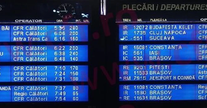 CFR Călători – 20 de trenuri anulate, din cauza zăpezii, Nu circulă nimic între București și Ploiești