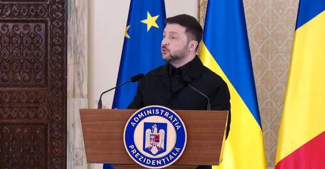 Zelenski: România și Ucraina au potențial de colaborare în domeniul energetic. SUA și alte zece state au cerut sprijinul Ucrainei pentru a se apăra de drone