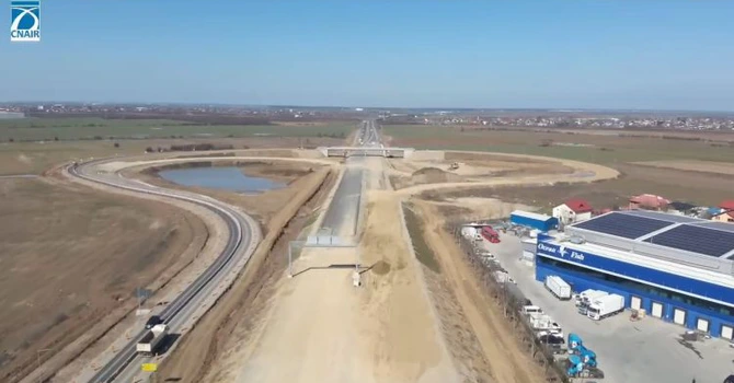 Autostrada Bucureștiului A0: Deși progresul fizic a ajuns la 80% pe lotul 3 Nord, mobilizarea este încă scăzută în șantier – șeful CNAIR