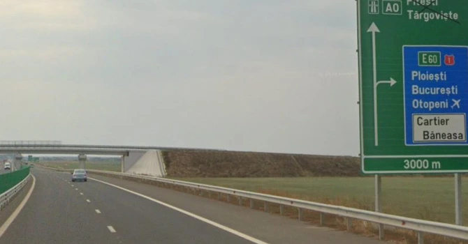 FOTO Autostrada Bucureștiului: Fisuri la un pasaj agricol peste A0. Ce zice CNAIR