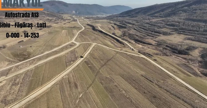 Autostrada A13 Sibiu – Făgăraș: Când vor putea șoferii să circule pe toți cei 68 de kilometri construiți de turcii de la Makyol
