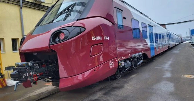 Primul tren Alstom pentru InterRegional a fost recepționat. Urmează să intre în circulație cu călători