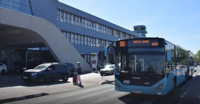 Dispare stația de autobuz de la terminalul „Sosiri” al aeroportului Henri Coandă din Otopeni