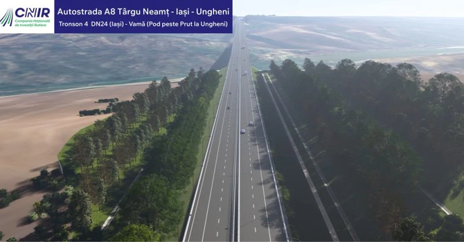 VIDEO Autostrada Tg Mureș – Tg Neamț – Iași – Ungheni. A fost desemnat constructor pentru ultimul lot al Autostrăzii Unirii A8