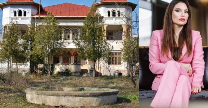 Conacul din Argeș cumpărat de milionara Anja Graf din Elveția, scos la vânzare