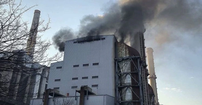 Incendiu la Termocentrala Rovinari. Producția de energie a fost oprită