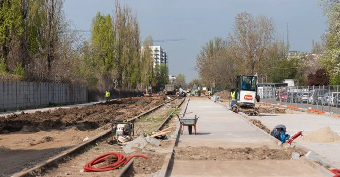 FOTO Cel mai nou parc din București. Cum avansează lucrările
