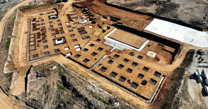 FOTO Primul stadion exclusiv „verde” din România: Care este stadiul lucrărilor la arena Nicolae Dobrin