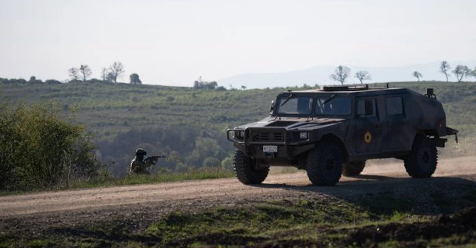 Noi exerciții militare în România. 1.700 de militari și 350 de vehicule la Cincu, în Brașov