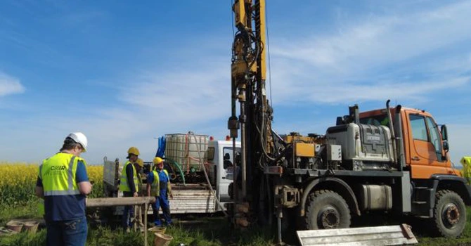 FOTO Autostrada A3 Ploiești – Brașov: Au fost reluate forajele geotehnice, după deblocarea proiectului