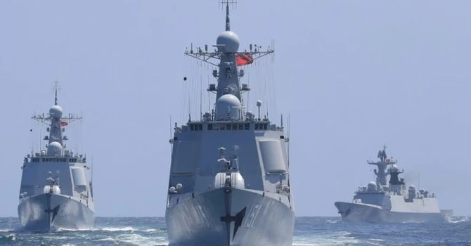 China a desfășurat peste 100 de nave în apele sale regionale, anunță şeful Consiliului de Securitate Naţională al Taiwanului