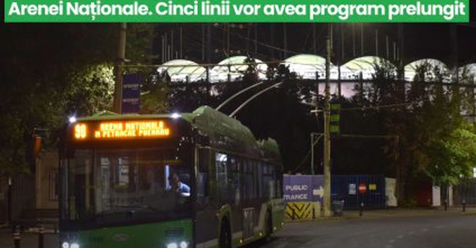 Cinci linii STB vor avea program prelungit pentru concertul Metallica