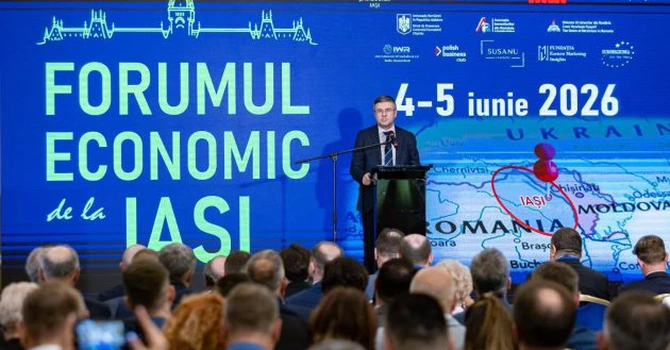Irineu Darău, la Forumul Economic de la Iași: Avem şansa de a construi parteneriate economice tot mai puternice cu Republica Moldova şi Ucraina