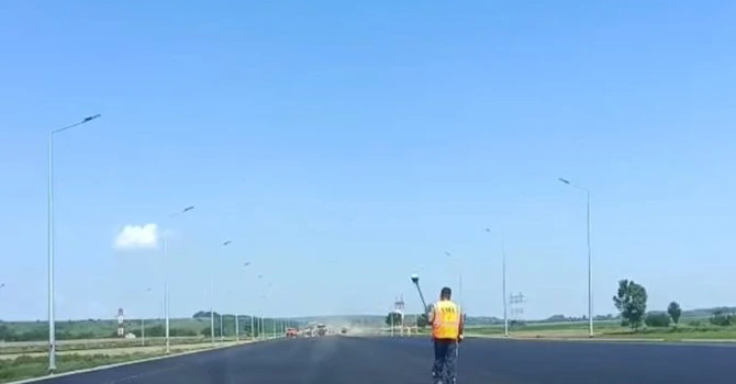 VIDEO Autostrada A7 Bacău – Pașcani: UMB a ajuns la un stadiu de execuție de 48% pe lotul 2