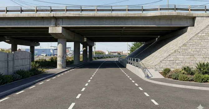 FOTO Drum sub Autostrada A1 București – Pitești. Cum va arăta noua legătură rutieră dintre două mari străzi din vestul Capitalei