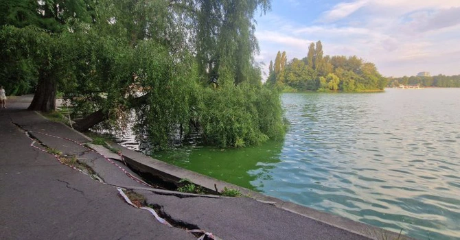 Începe golirea Lacului Herăstrău. Ce spune Ciucu