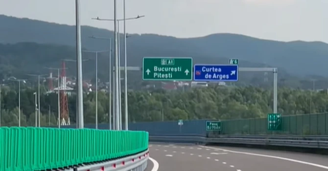 VIDEO Autostrada A1 Sibiu – Pitești: Imagini noi cu secțiunea 4, realizată peste 93% și care ar putea fi gata în august
