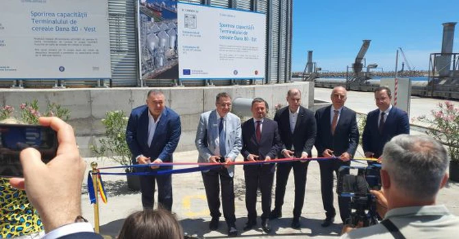 Portul Constanța: România atinge pragul de 2 milioane tone capacitate de depozitate simultană de cereale