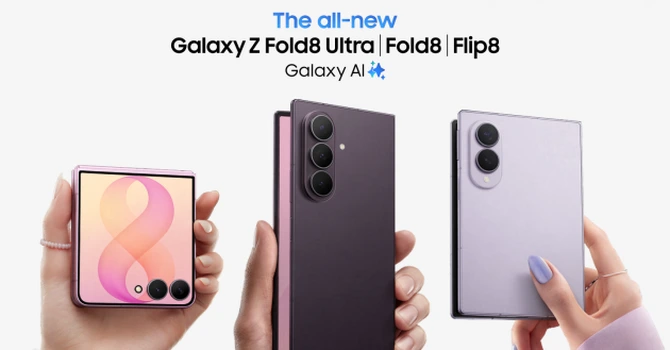 Samsung a lansat noua familie de telefoane pliabile Galaxy, cu un nou format de ecran