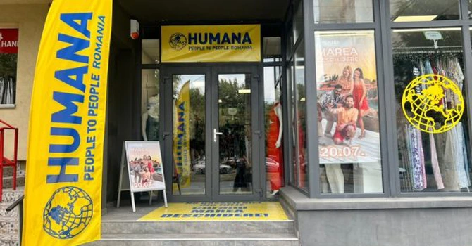 Lanțul de magazine second-hand Humana People to People deschide o unitate nouă la Arad