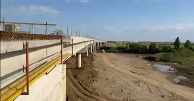 VIDEO Autostrada Bucureștiului A0: Lotul chinezilor a ajuns la 91,5%. Când e gata