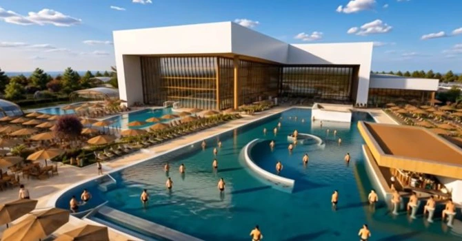 VIDEO Cel mai mare aquapark din Banat se construiește la granița cu Ungaria, o investiție de 40 de milioane de euro
