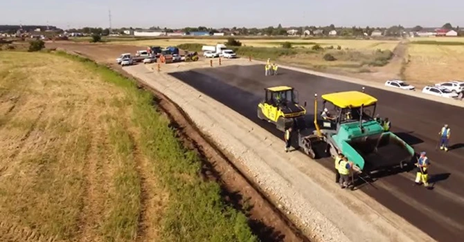 VIDEO Orașul de lângă București unde a început asfaltarea centurii