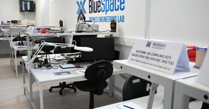 Laborator de cercetare pentru drone, inaugurat de BlueSpace Technology și Politehnica București de