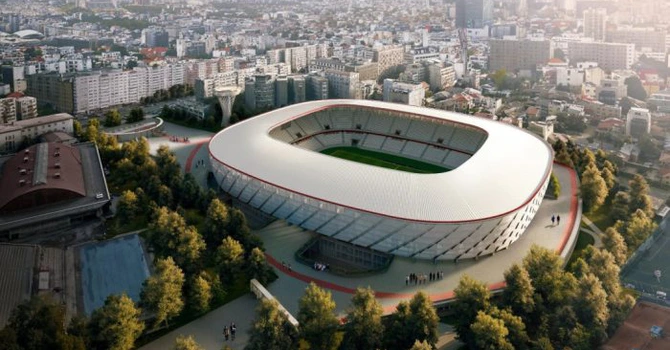 Undă verde pentru un proiect spectaculos: A fost emisă autorizația de construire pentru turnul cu heliport de la noul stadion Dinamo