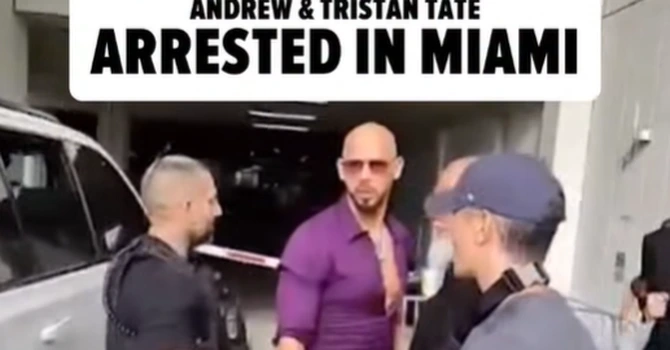 Fraţii Tate au fost arestaţi la Miami, la solicitarea Regatului Unit