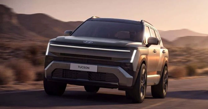 Hyundai anunță o nouă generație Tucson cu design masculin și dimensiuni mai mari