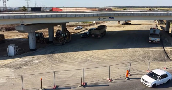 VIDEO Autostrada Bucureștiului A0: Cum mai evoluează lucrările la lotul chinezilor