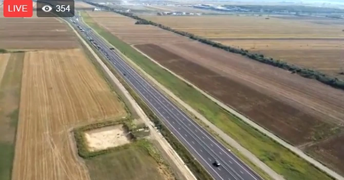 VIDEO Autostrada Moldovei A7: Tronsonul Adjud – Bacău a fost dat în trafic. România a ajuns la 1.477 de kilometri de drumuri de mare viteză