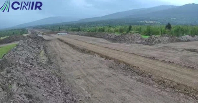 VIDEO Autostrada Unirii A8: Lotul a cărui construcție poate fi urmărită de oricine în timp real. Au fost pornite primele patru camere