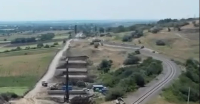 Calea ferată București – Giurgiu: Lucrările de modernizare au ajuns la 12% în iulie