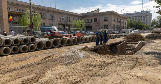 FOTO – O zonă super-centrală din Bucureşti intră în reparaţii. Ce se întâmplă în una dintre cele mai aglomerate cartiere din Capitală – Anunțul primarului Ciucu