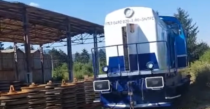 VIDEO A fost finalizată a 16-a locomotivă pe baterii la Brașov