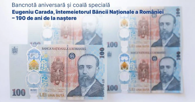 Apare o nouă bancnotă de 100 de lei. Anunțul de la BNR