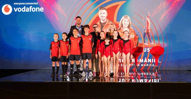 Vodafone lansează GEN10 și caută următoarea generație de campioni a României alături de Nadia Comăneci și Ciprian Marica