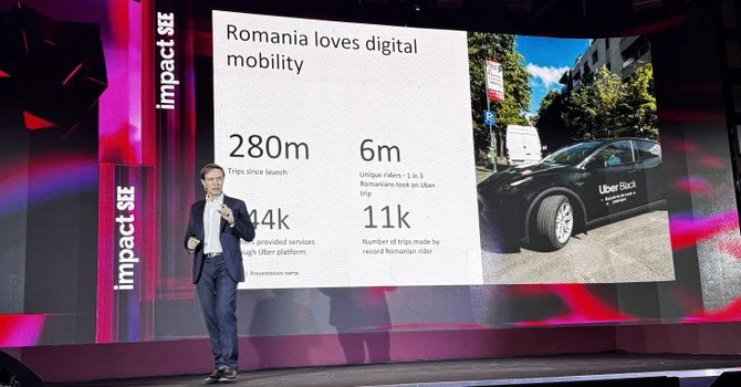 Șeful Uber dezvăluie cifrele din România: câți șoferi și câți clienți folosesc aplicația de ride sharing