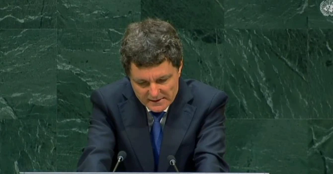 Nicușor Dan, în discursul din fața Adunării Generale a ONU: Ameninţarea Federaţiei Ruse nu se limitează doar la Ucraina. Europa este ţinta unui război hibrid