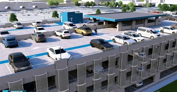 VIDEO Opt oferte pentru noua mega-parcare de la Aeroportul Henri Coandă (Otopeni). Lista companiilor care participă