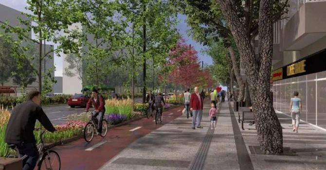 FOTO Azi începe reconfigurarea celui mai circulat bulevard din vestul Capitalei. Cum va arăta la finalul lucrărilor