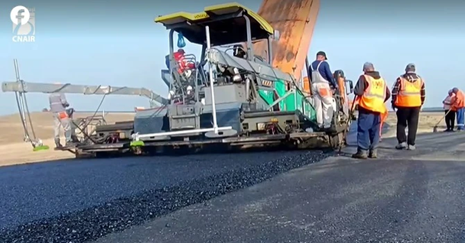VIDEO Autostrada Moldovei A7: Prinde contur încă un nod important construit de Umbrărescu