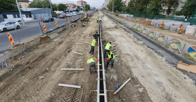 FOTO Prelungirea Ghencea: Care mai este stadiul lucrărilor pe cele patru tronsoane unde sunt mobilizați 140 de muncitori