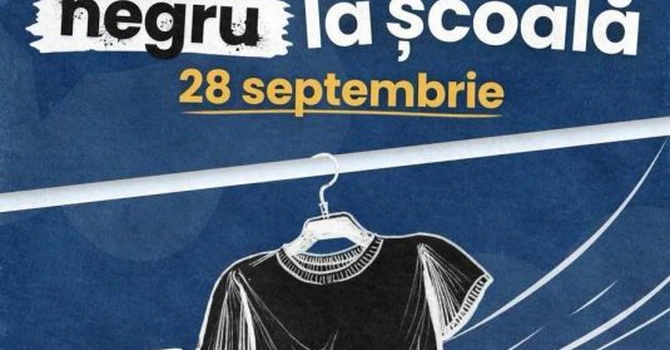 Elevii protestează azi, îmbrăcaţi în negru, faţă de introducerea uniformelor