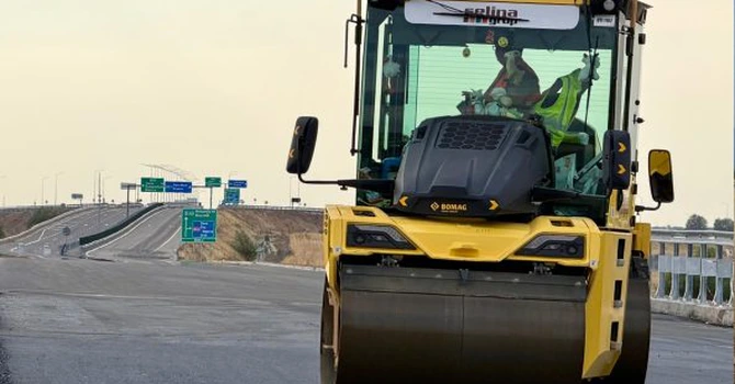 FOTO Autostrada A3 Transilvania: Selina a ajuns la un stadiu de 71% pe lotul Chiribiș – Biharia